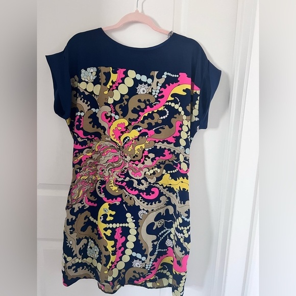 Closet Tops - Print Satin Effect Mini Dress Size 10 US/ 14 UK